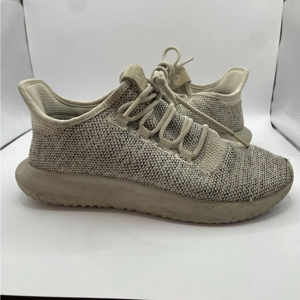 Youth kids girl boy size 4.5 addidas sneaker running sports casual shoe used
